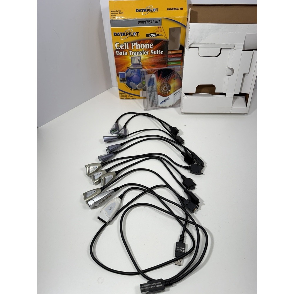 DataPilot Susteen Cell Phone Data Transfer Suite USB Universal Kit Vintage